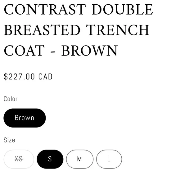 Women's Neutral Classic Double Collar Trench Coat - Picture 7 of 9